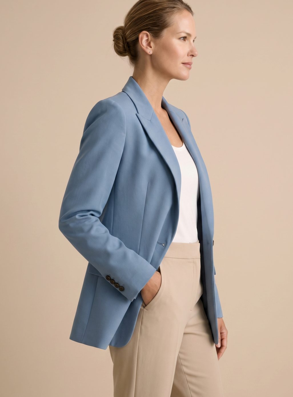 Isabella | Women's Wide-Leg Blazer Flare-Pant Two-Piece Suit Set