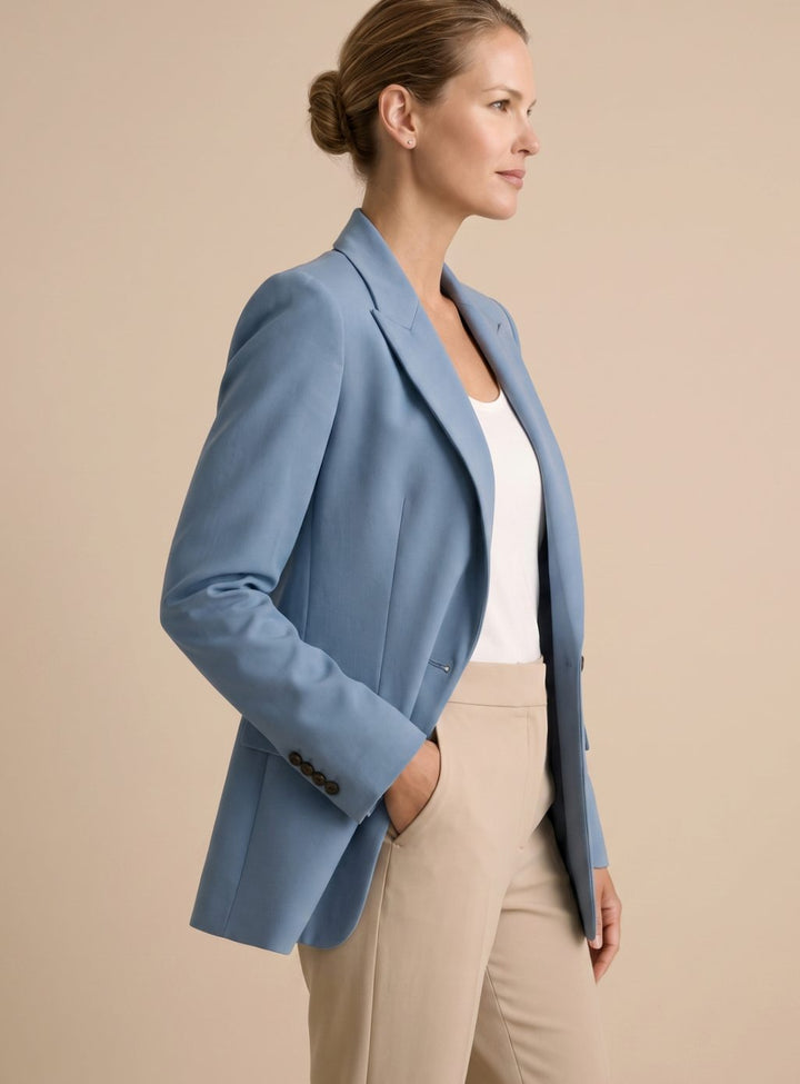 Isabella | Women's Wide-Leg Blazer Flare-Pant Two-Piece Suit Set