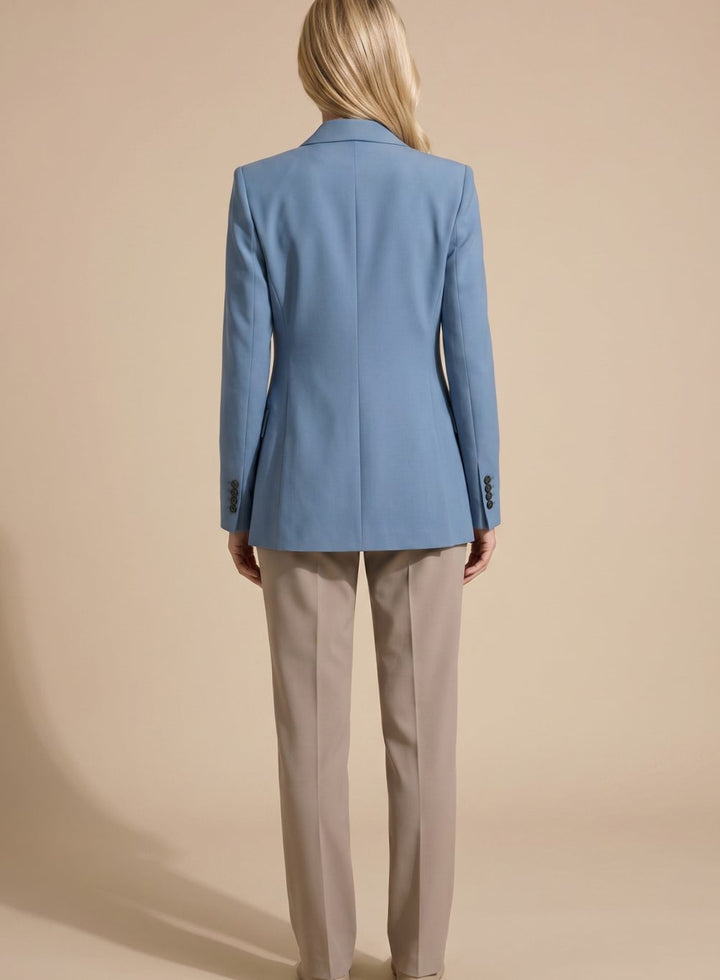 Isabella | Women's Wide-Leg Blazer Flare-Pant Two-Piece Suit Set