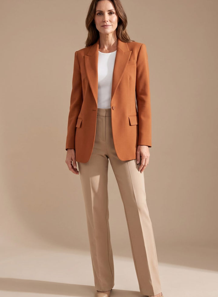 Isabella | Women's Wide-Leg Blazer Flare-Pant Two-Piece Suit Set