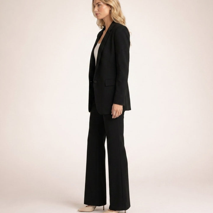 Isabella | Women's Wide-Leg Blazer Flare-Pant Two-Piece Suit Set