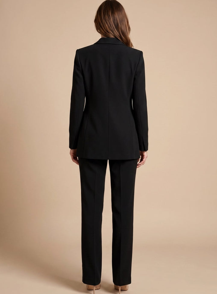 Isabella | Women's Wide-Leg Blazer Flare-Pant Two-Piece Suit Set